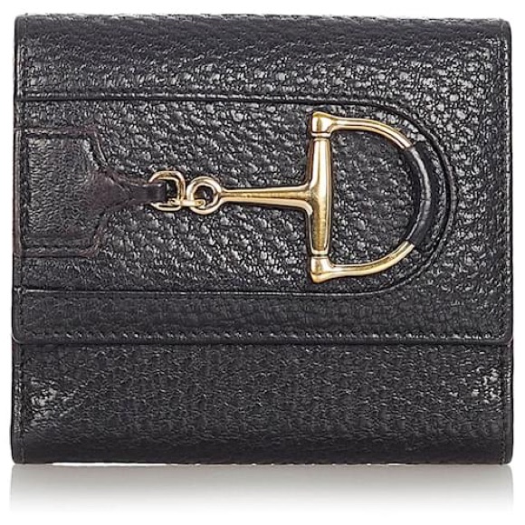Gucci Black Hasler Leather Small Wallet